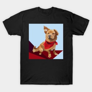 SMALL geo dog T-Shirt